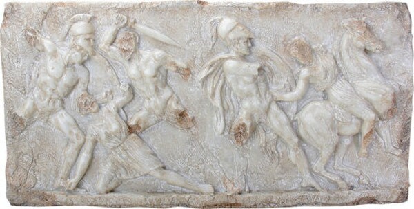 Battle between Greeks and Amazons Frieze